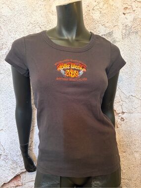 Harley Davidson Black Bike Week 2008 Tee